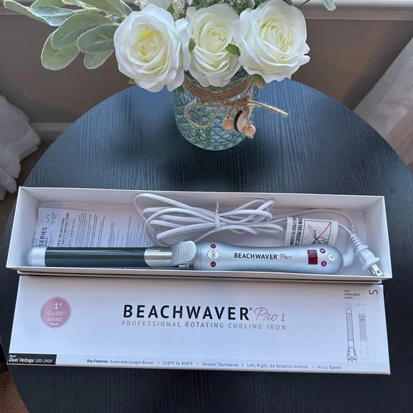 Beachwaver Pro 1 Professional Rotating Curling Iron 1" Classic Barrel - Picture 2 of 9